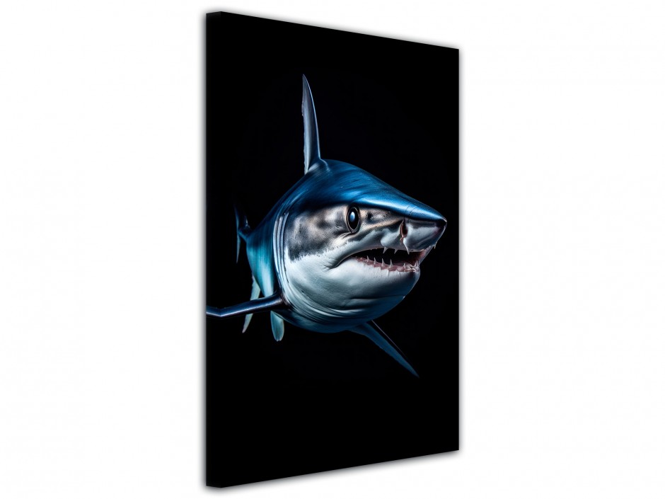 Tableau toile imprimée Requin des Abysses