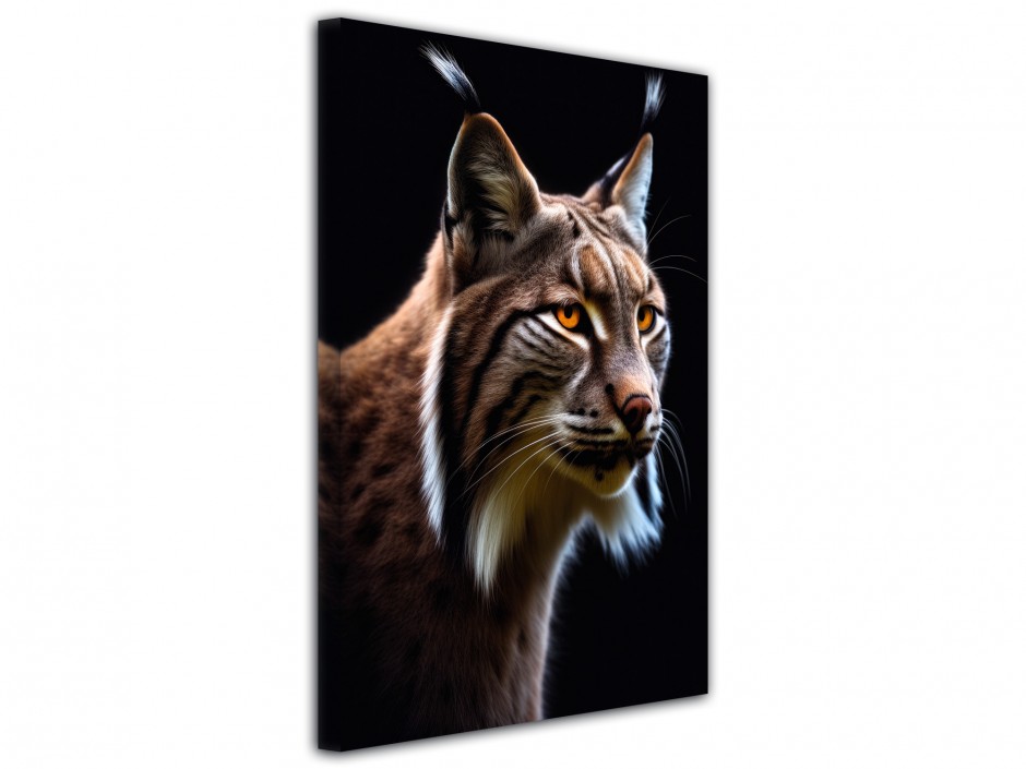 Tableau toile imprimée Lynx