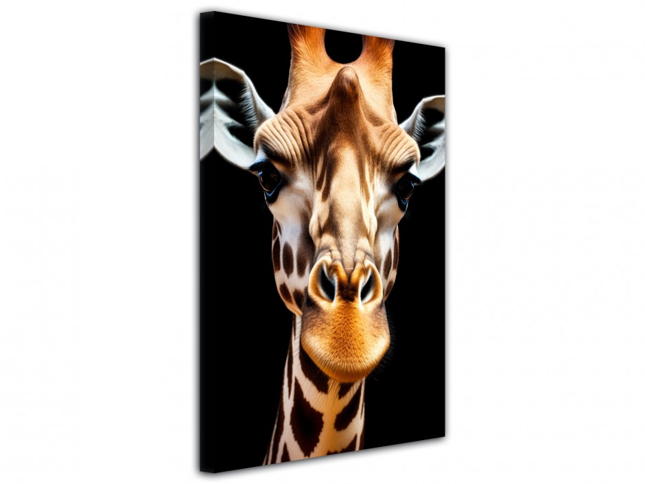 Tableau toile imprimée Girafe élégante