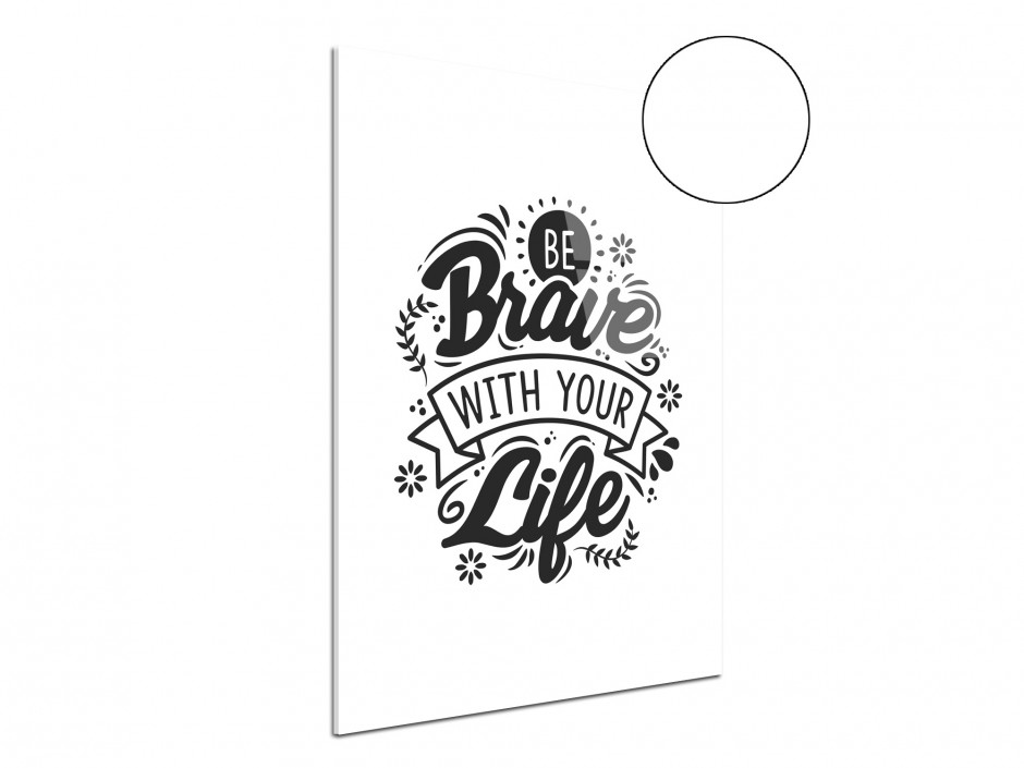 Tableau plexiglas Vie Courageuse