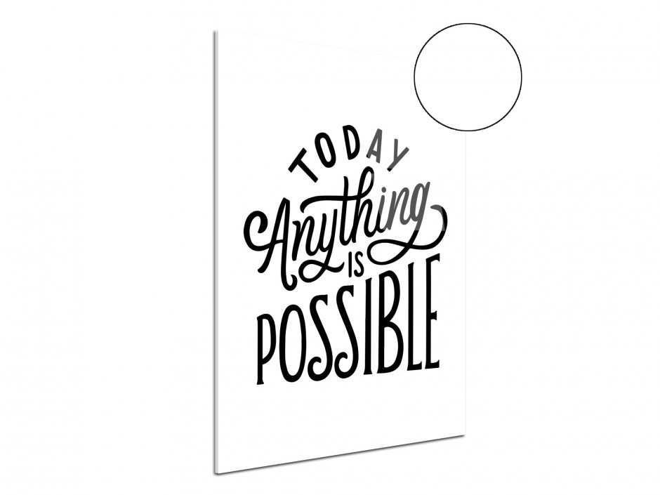 Tableau plexiglas Tout Est Possible