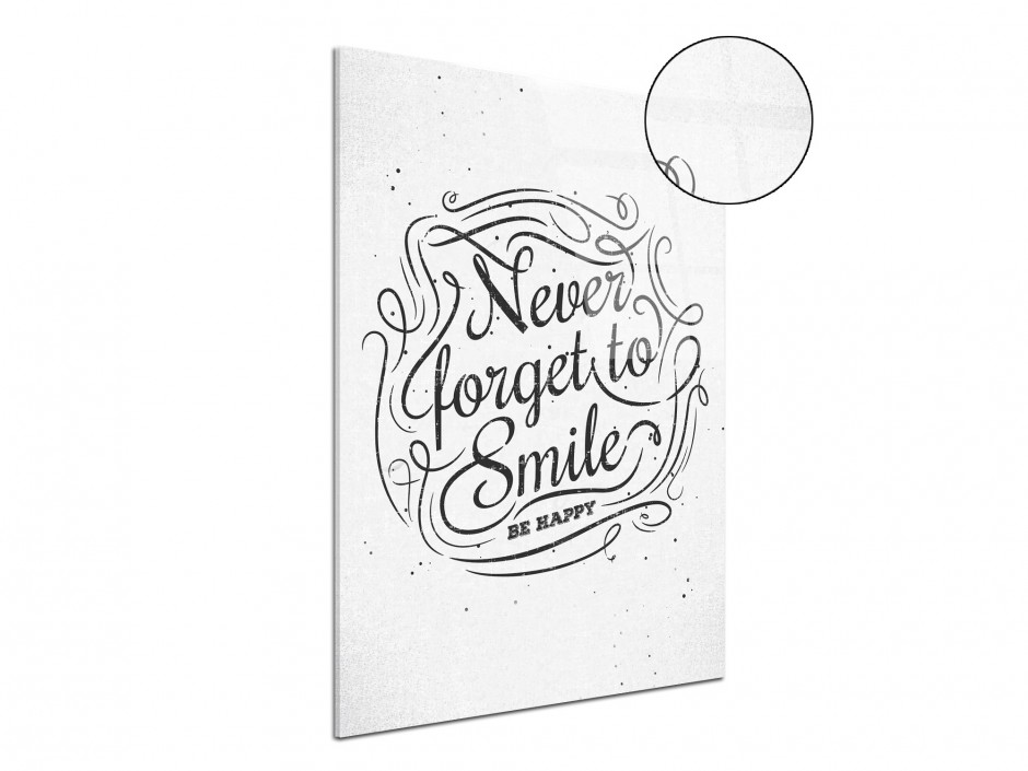 Tableau plexiglas Sourire Toujours