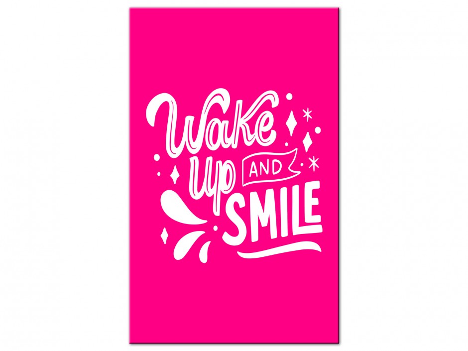 Tableau Aluminium Réveil Positif