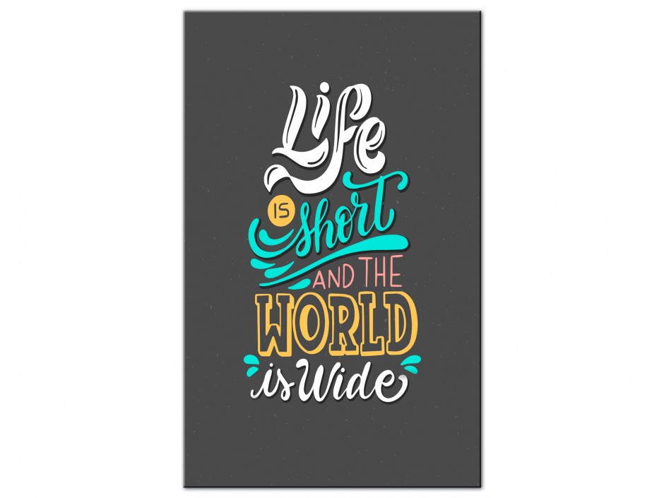 Tableau Aluminium Monde Ouvert