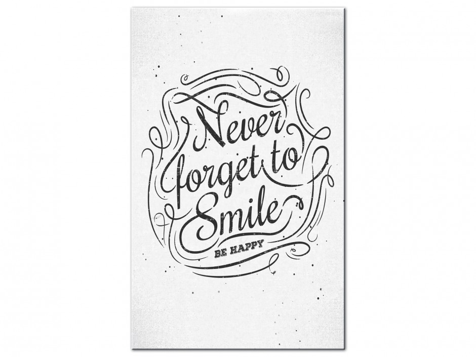Tableau Aluminium Sourire Toujours