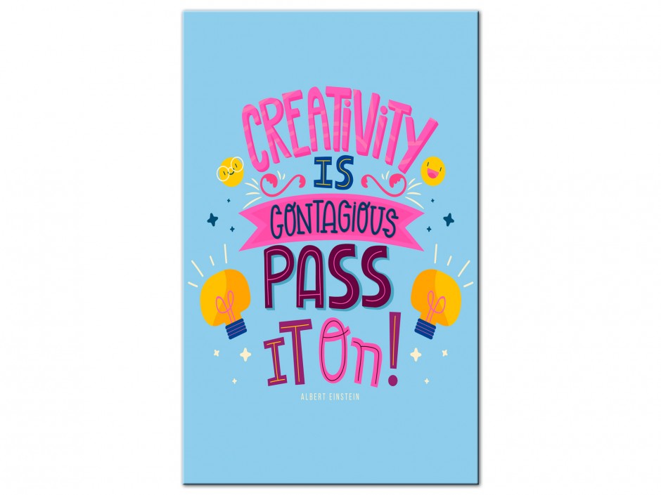 Tableau Aluminium Créativité Contagieuse