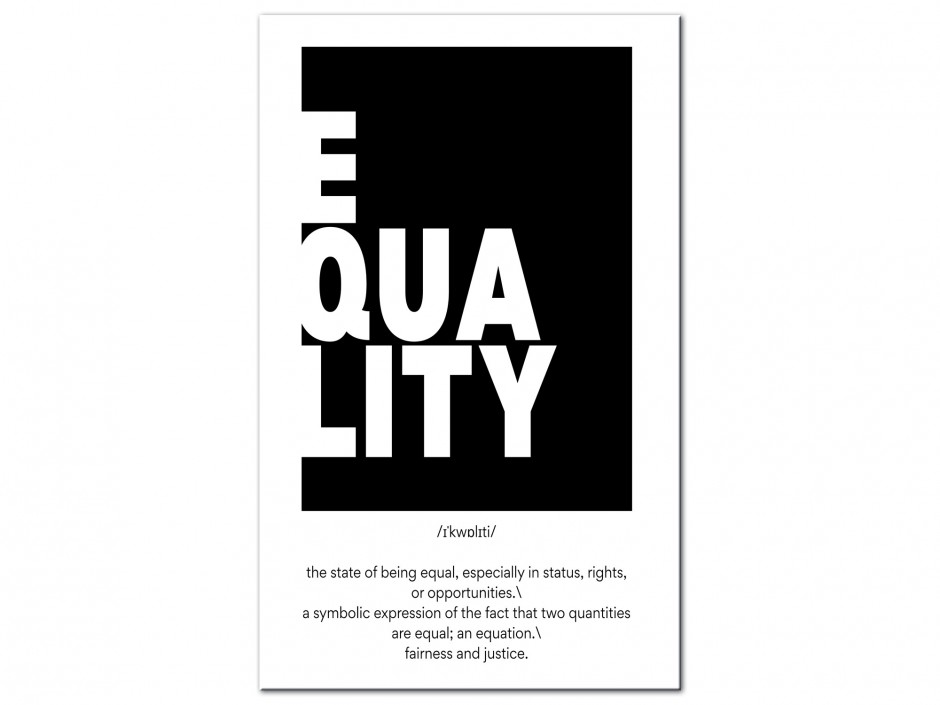 Tableau Aluminium Égalité