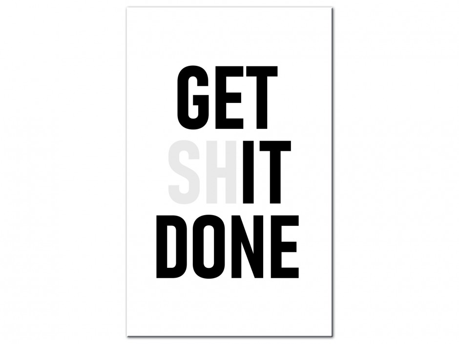 Tableau Aluminium Fais le boulot