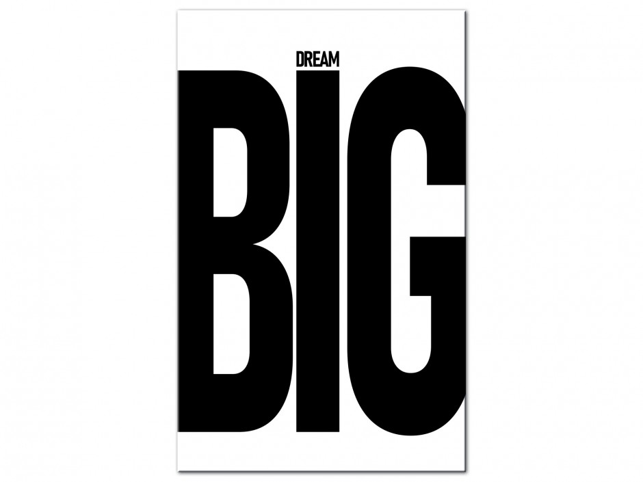 Tableau Aluminium Rêve en grand