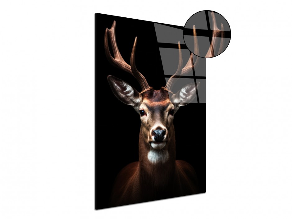 Tableau Plexiglas Cerf majestueux