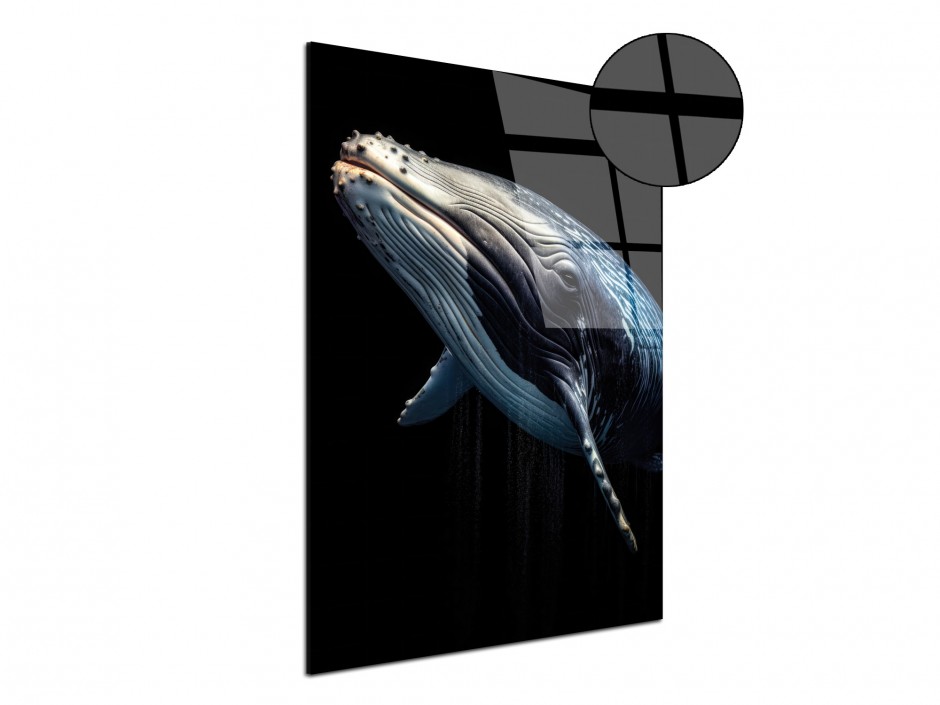 Tableau Plexiglas Baleine Majestueuse