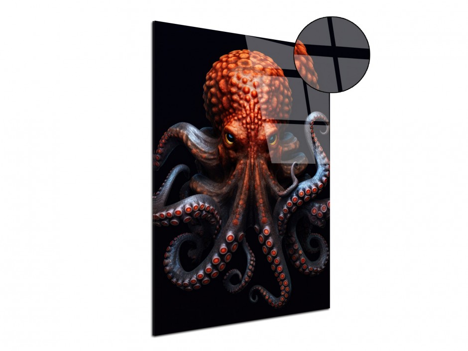 Tableau Plexiglas poulpe