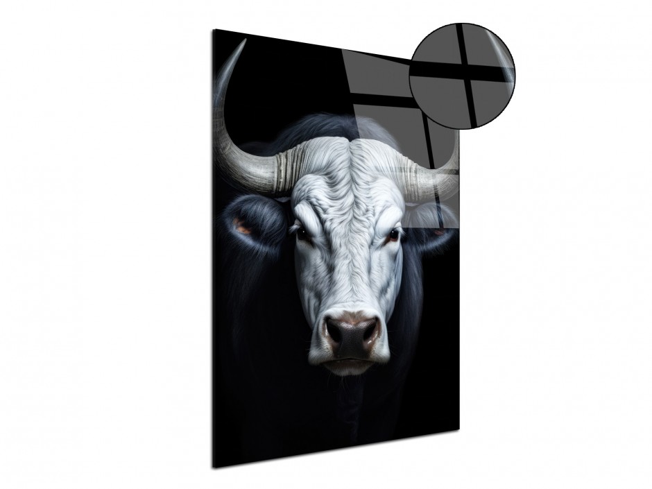 Tableau Plexiglas taureau majestueux
