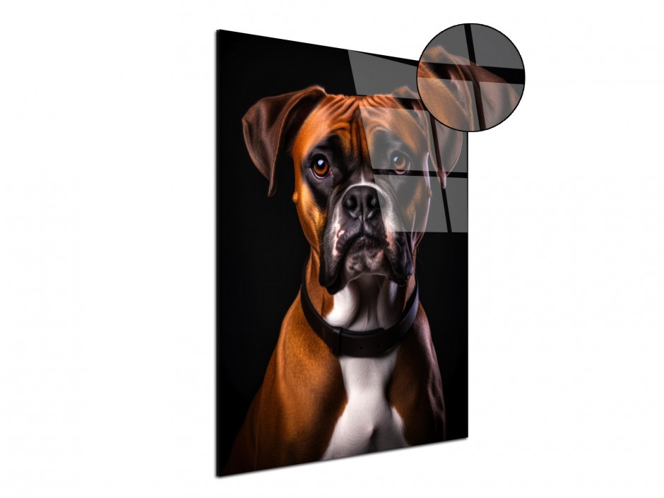 Tableau Plexiglas boxer