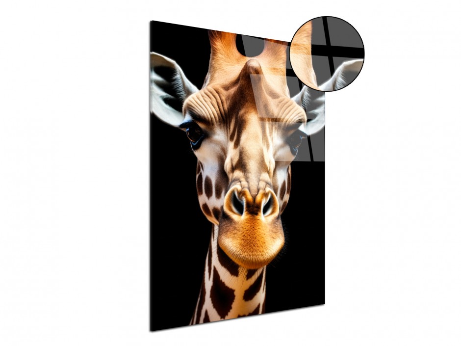 Tableau Plexiglas Girafe élégante