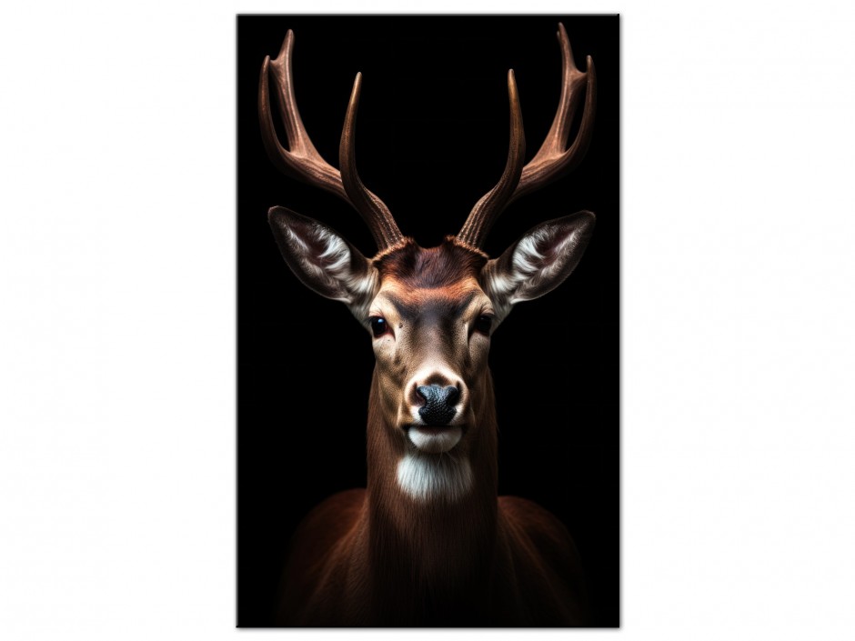 Tableau Aluminium Cerf majestueux