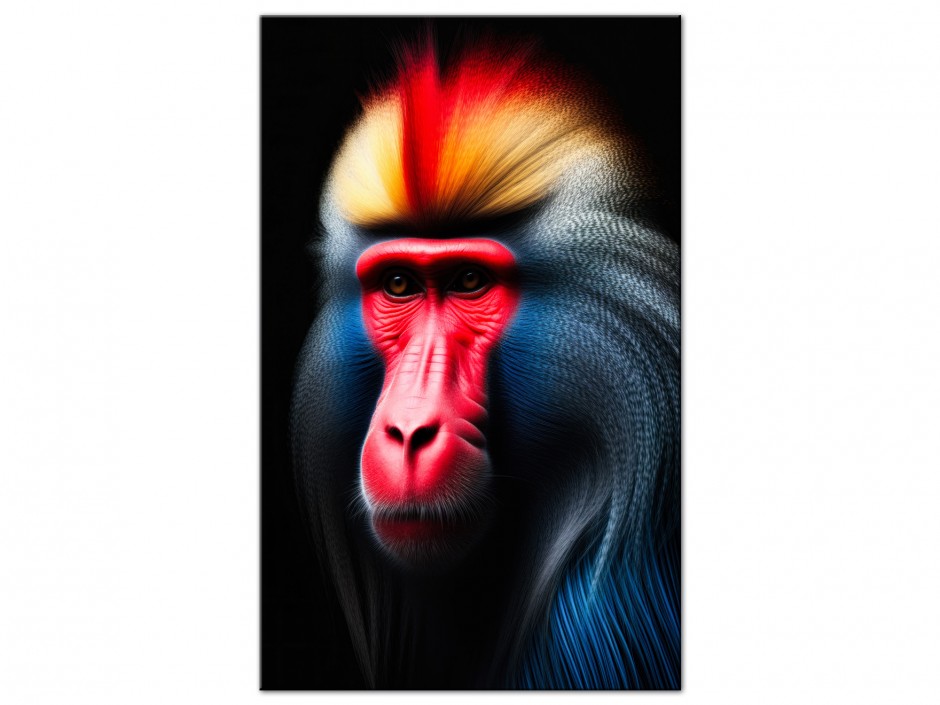 Tableau Aluminium Mandrill