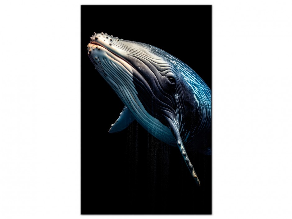 Tableau Aluminium Baleine Majestueuse