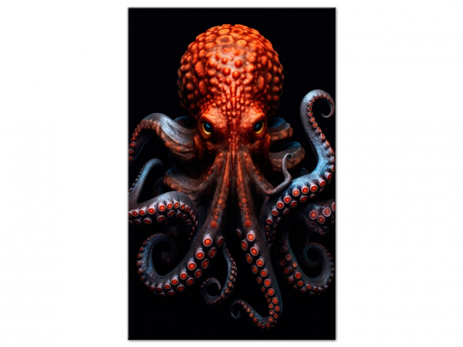 Tableau Aluminium poulpe