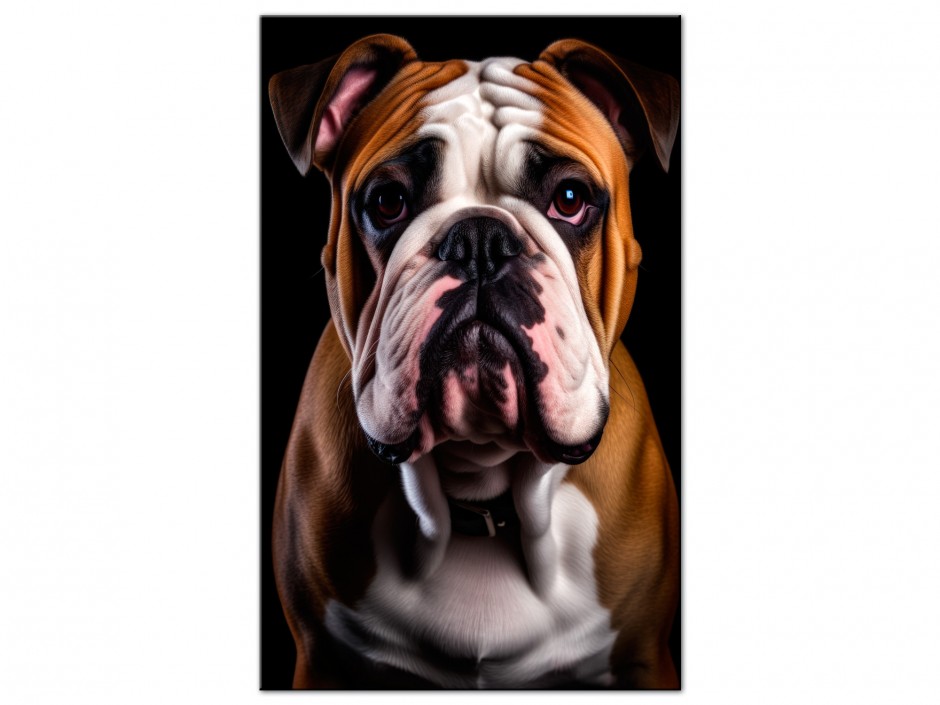 Tableau Aluminium bulldog anglais