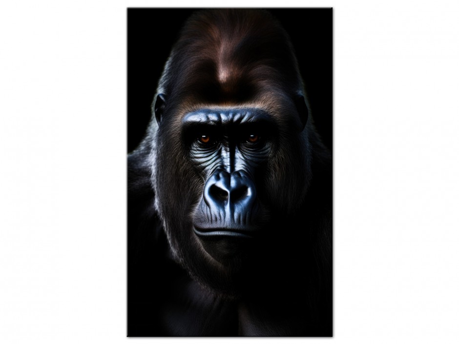 Tableau Aluminium Gorille majestueux