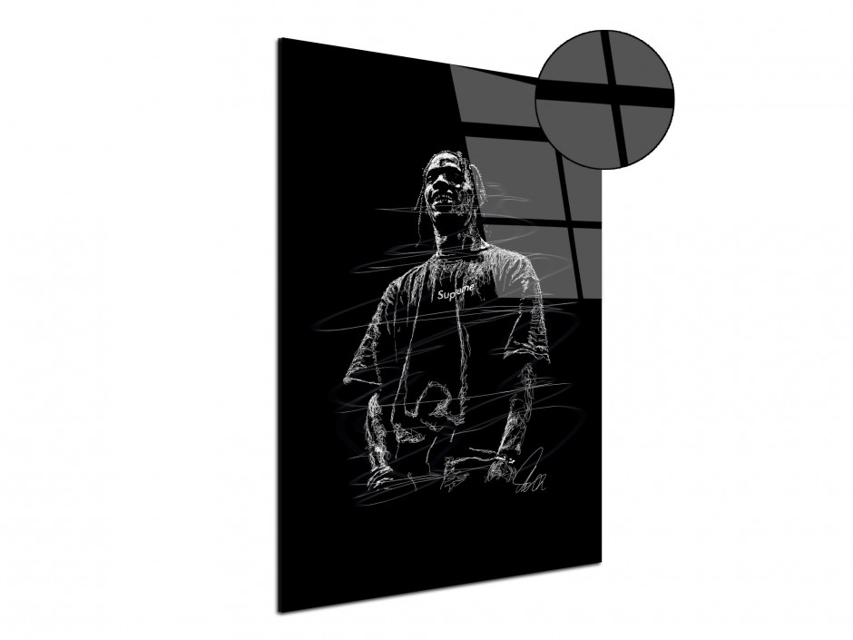 Tableau Plexiglas Artiste urbain