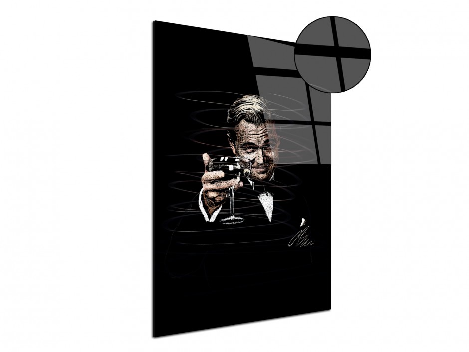 Tableau Plexiglas Le Toast du Gentleman