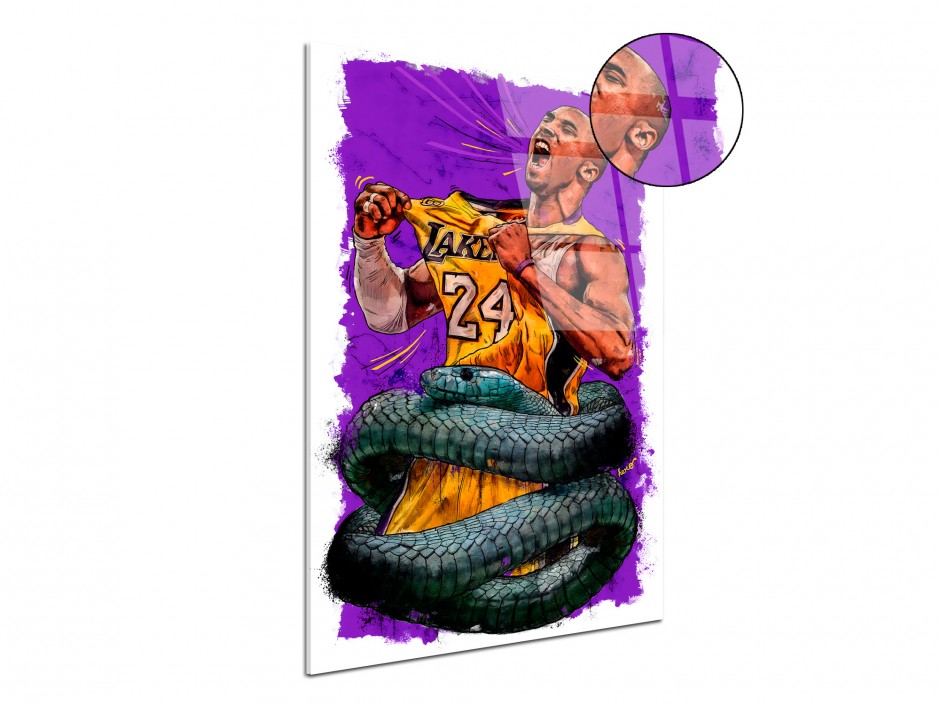 Tableau Plexiglas Kobe Black Mamba