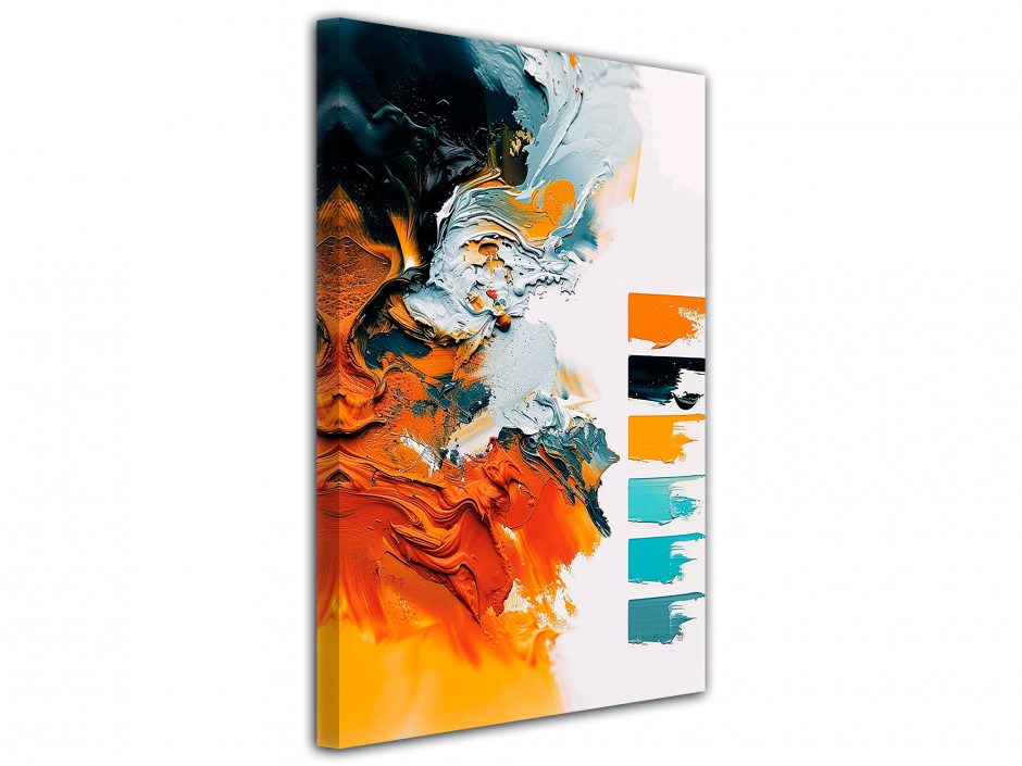 Tableau toile imprimée Tempête de Pigments
