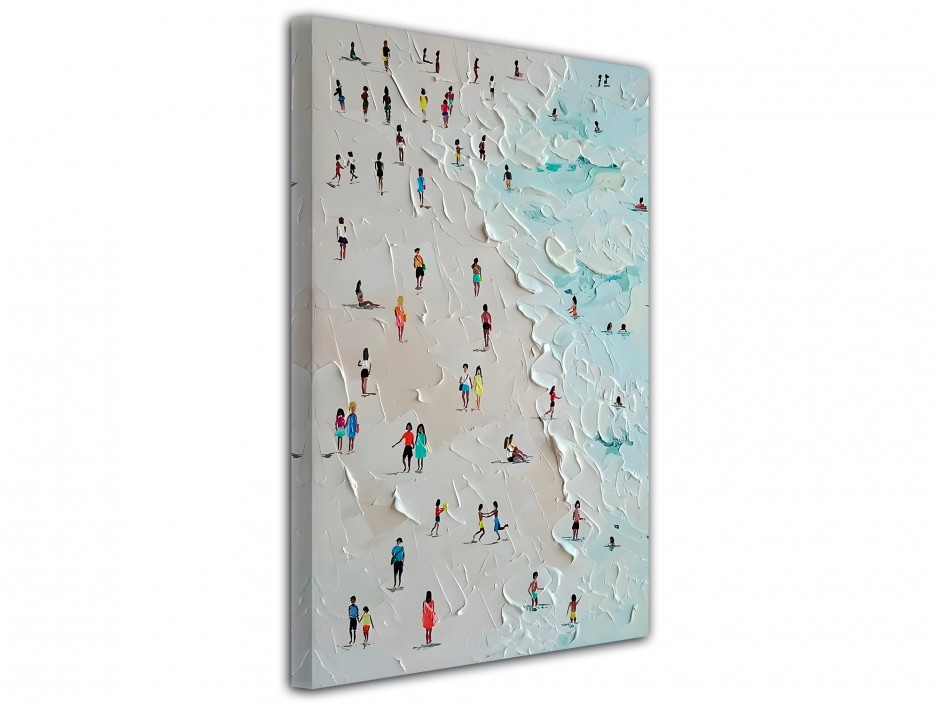 Tableau toile imprimée Plage en Mouvement