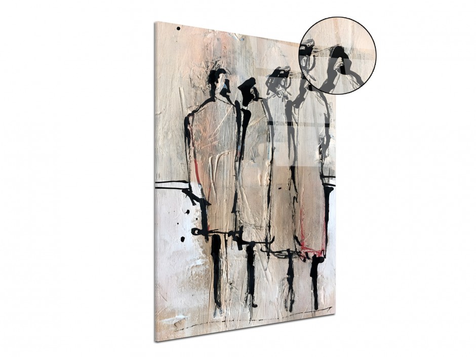 Tableau Plexiglas Quatuor Silhouettes