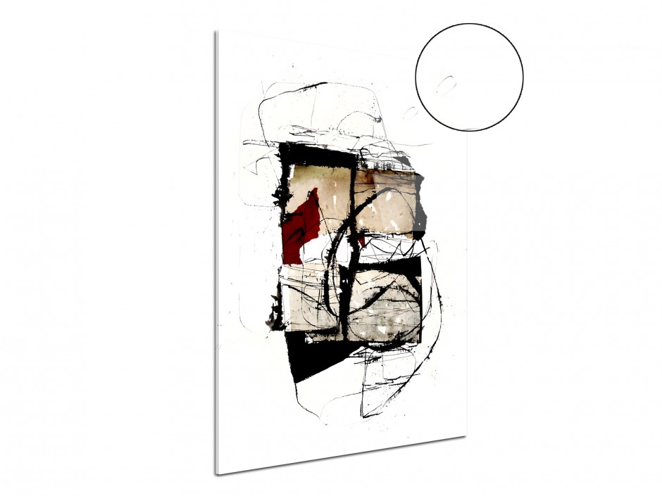 Tableau Plexiglas Fragment Rouge