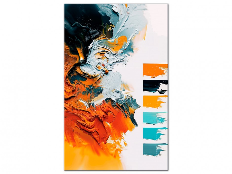 Tableau Aluminium Tempête de Pigments