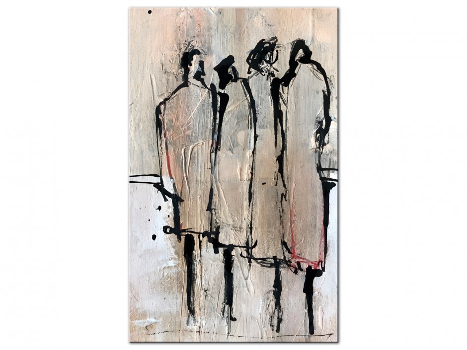 Tableau Aluminium Quatuor Silhouettes