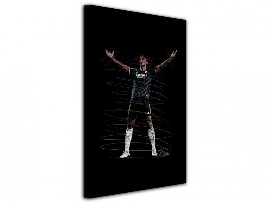 Tableau toile imprimée Geste du champion