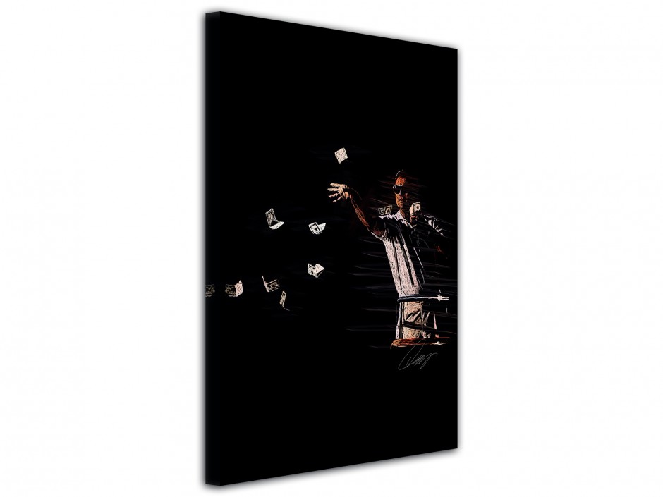 Tableau toile imprimée Money Flow