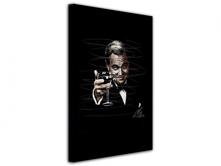 Tableau toile imprimée Le Toast du Gentleman