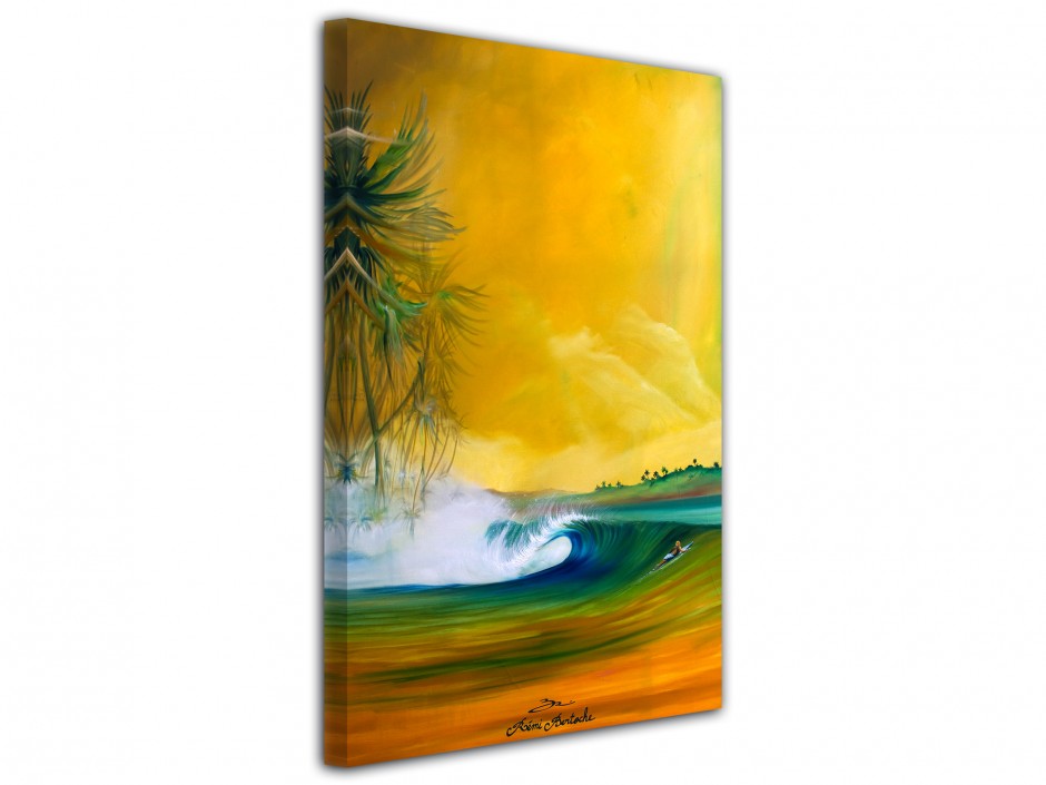 Tableau Rémi Bertoche reproduction sur toile imprimée Yellow Spot