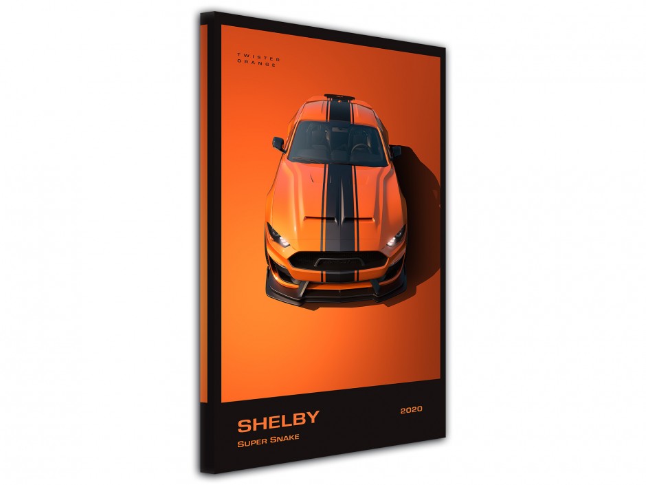 Tableau toile imprimée Shelby Super Snake 2020