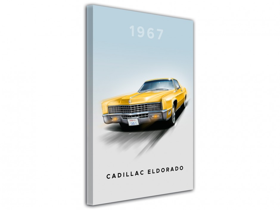 Tableau toile Cadillac Eldorado 1967
