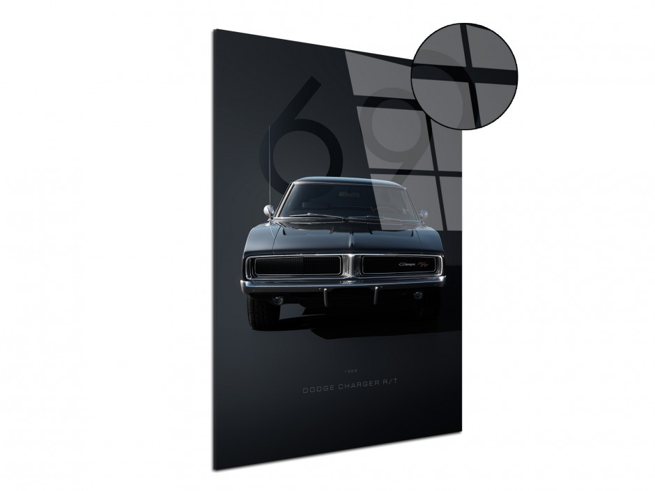Tableau Plexiglas Dodge Charger R/T 1969