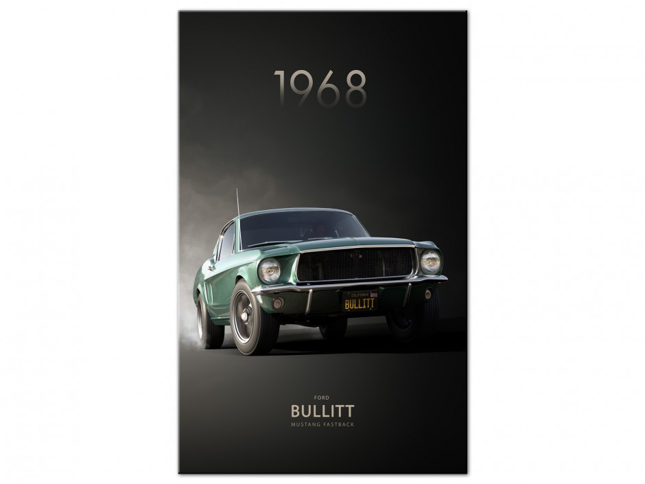 Tableau Aluminium Mustang Bullitt Fastback