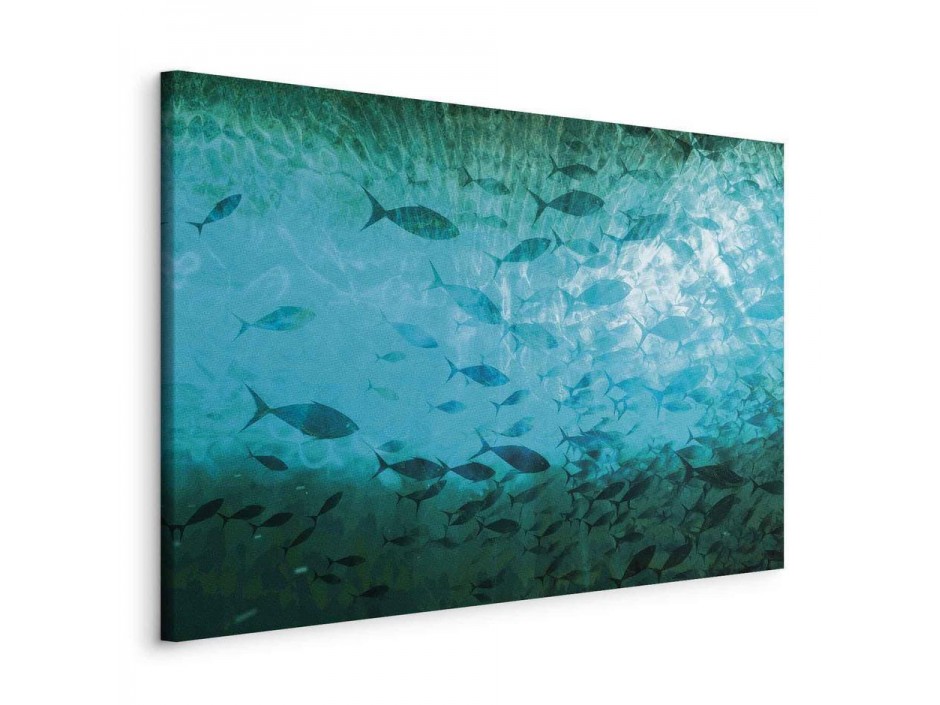 Tableau - A shoal of dark fish