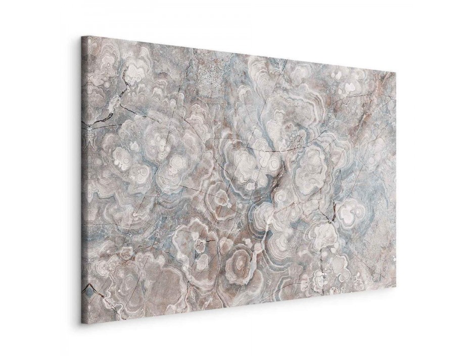 Tableau - Marble flowers – natural stone structure in pastel colours