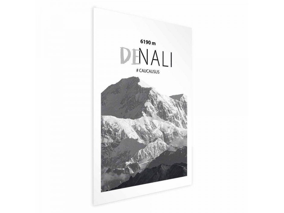 Poster - Majestic mountain peak Denali mountain crown mountain landscape