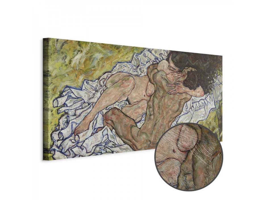 Tableau - Egon Schiele – The Embrace (Lovers II)