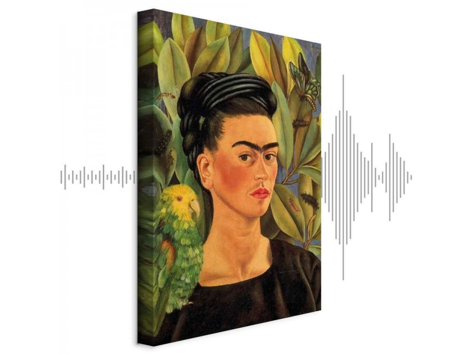 Tableau - Frida Kahlo – Self-Portrait with Bonito