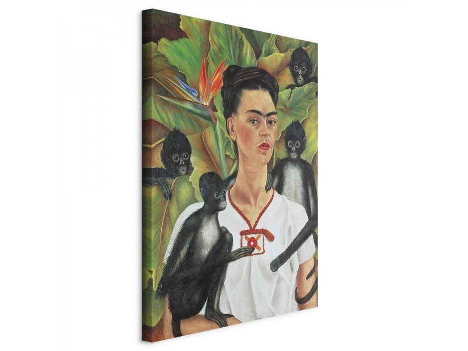 Tableau - Frida Kahlo – Self-Portrait with Monkeys