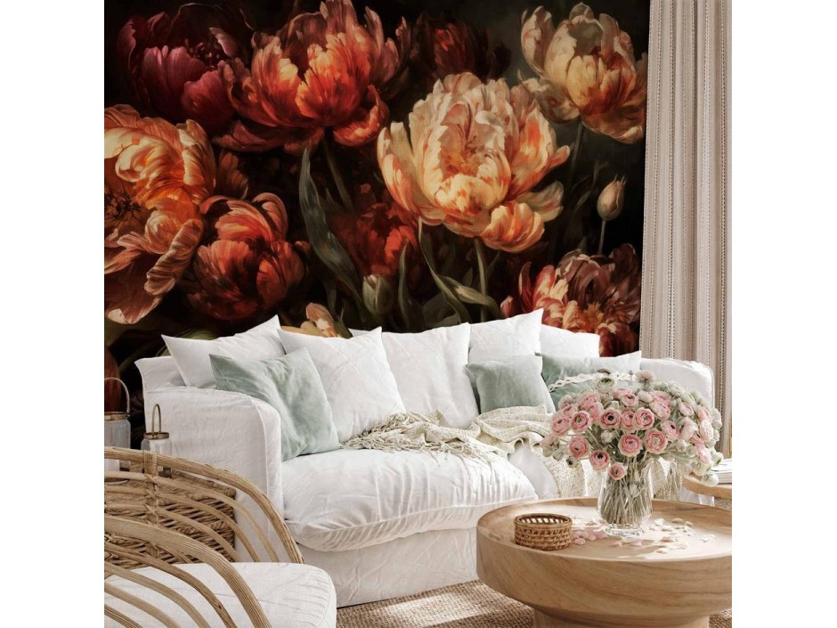 Papier peint - Blooming tulips