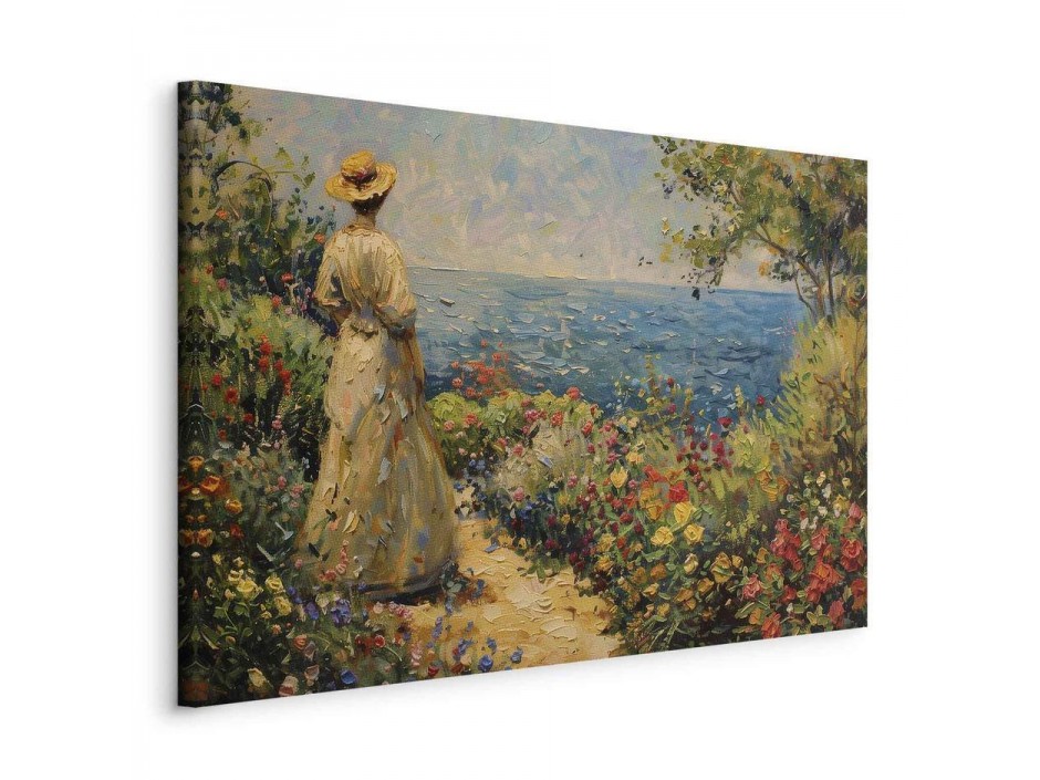 Tableau - Nostalgic impression - a pensive woman contemplating